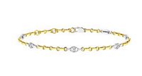Bracelet Zancan Man in Gold Diamante 0.1 Ct UB021GB - UB021GB